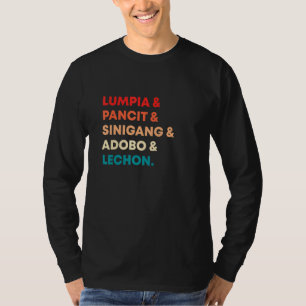 T-shirt Lumpia Pancit Sinigang Adobo Lechon Filipino