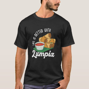 T-shirt Lumpia Philippine Nourriture Lumpia Roller Wrap