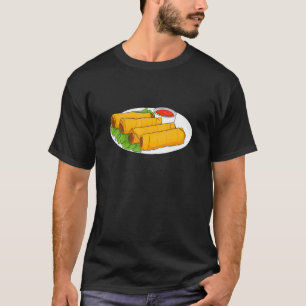 T-shirt Lumpia Rools femmes Filipino Spring Roll Foin