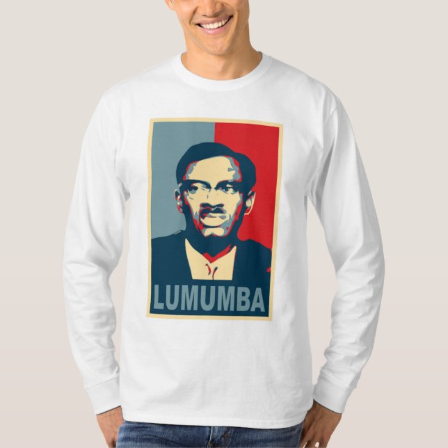 T-shirt Lumumba pour le président (Devant)