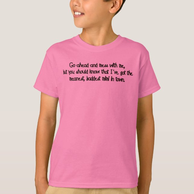 T-shirt L'un mauvais Mimi ! (Devant)