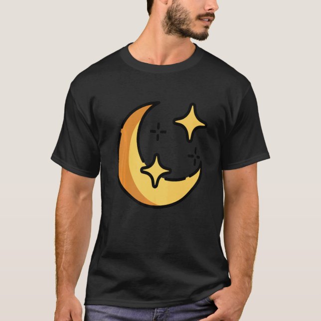 T-shirt Luna Moon Visage Tarot Astrologie (Devant)