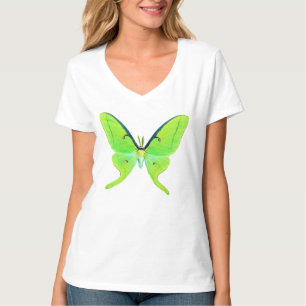 T-shirt Luna moth - vert citron