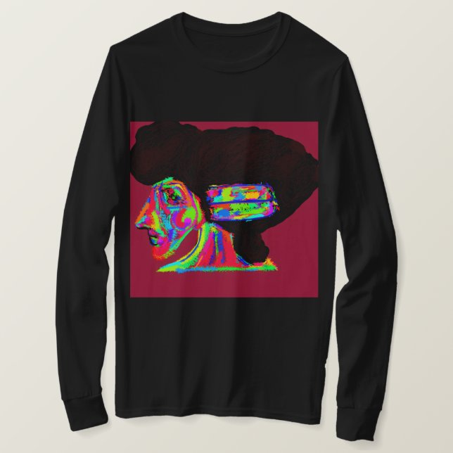 T-shirt Luna Wolfwoman Long Sleeved Shirt (Design devant)