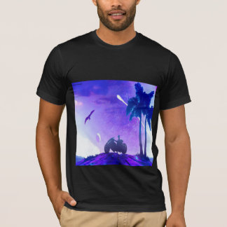 T-shirt - Lunar Mirage – Palestinian Digital Art T‑Shirt