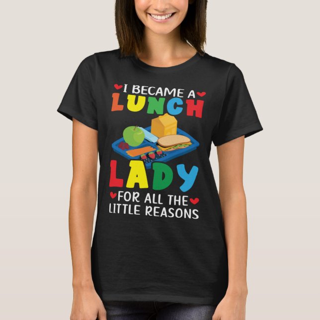 T-shirt Lunch Boss Cafeteria Worker Lady Cook Lunch Lady (Devant)