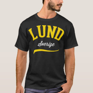 T-shirt Lund Suède Sverige Vintage Athlétisme Retro Sports