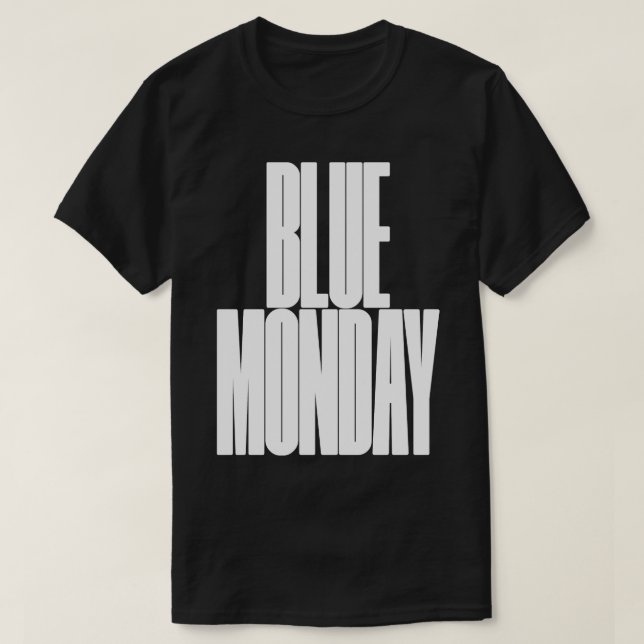 T-SHIRT LUNDI BLEU (Design devant)