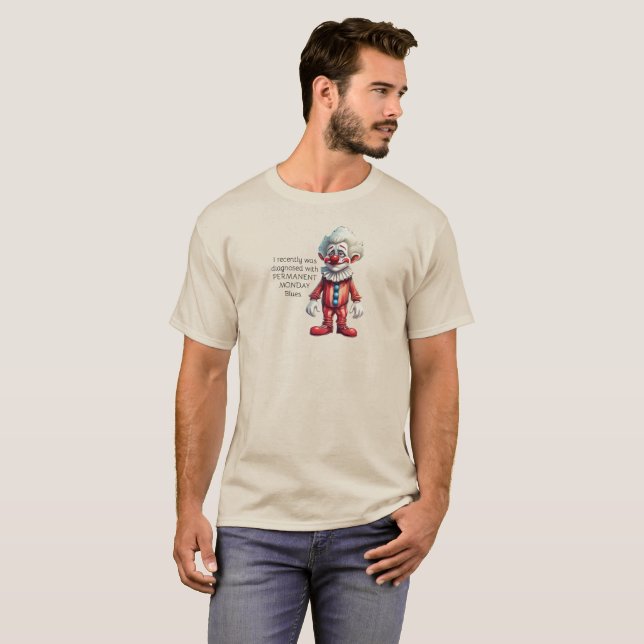 T-shirt Lundi Blues Permanent (Devant entier)