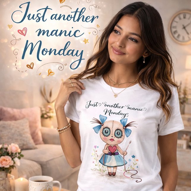 T-shirt Lundi manique pour poupée vaudou (Créateur téléchargé)