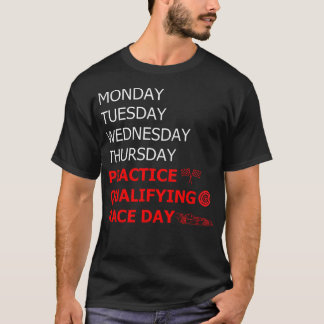 T-shirt Lundi Mardi Jeudi Pratique Course D