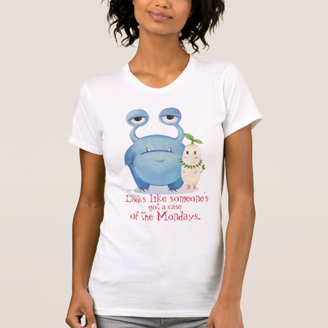 T-shirt Lundi Monsters, Aliens en route pour le travail (Devant)