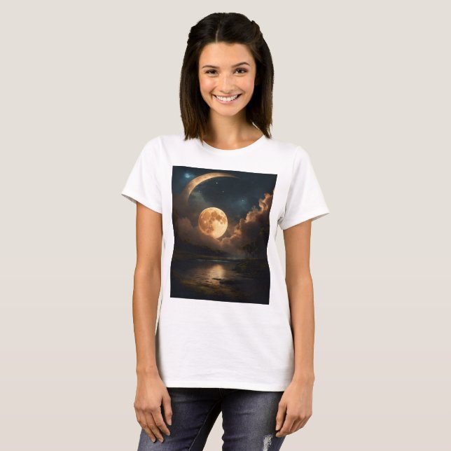 t-shirt lune (Devant entier)