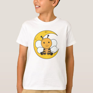 T-shirt Lune Abee Bonne Nuit S'endormir Étoiles