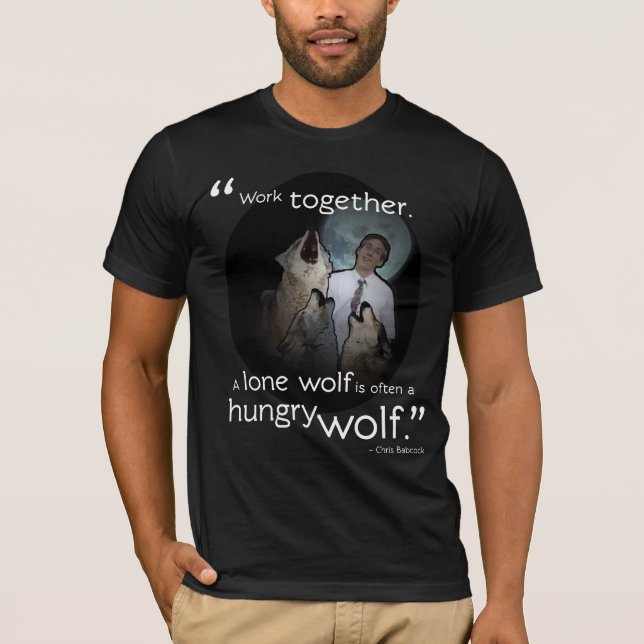 T-shirt Lune Babcock de loup (Devant)