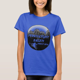 T-shirt Lune Bassin Montana skieur