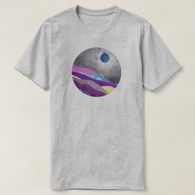 T-shirt Lune bleue (Design devant)