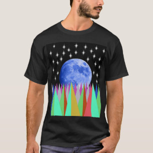 T-shirt Lune bleue