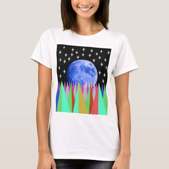 T-shirt Lune bleue (Devant)