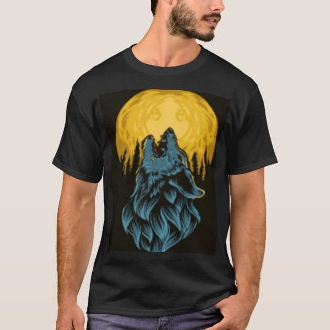 T-shirt Lune de loup (Devant)