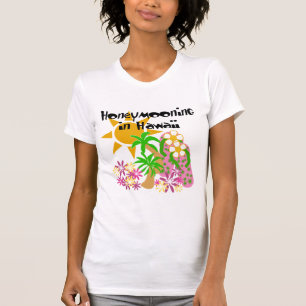 T-shirt Lune de miel à Hawaii