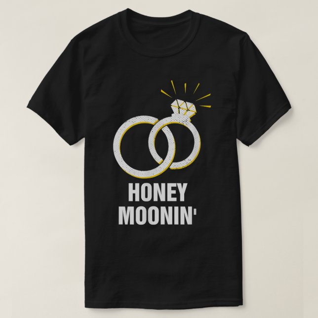 T-shirt Lune de Miel Mariage Party Nouvellement Mariée Bri (Design devant)