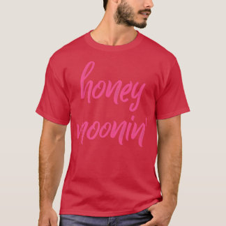 T-shirt Lune de mielPinceau rose Lune de miel Couples asso
