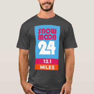 T-shirt Lune De Neige 24 131 Miles Demi-Marathon