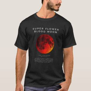 T-shirt Lune de sang 2021   Total des éclipses lunaires