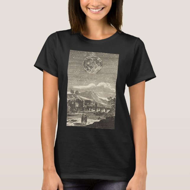 T-shirt Lune d'époque de la Renaissance par Allain Mallet (Devant)