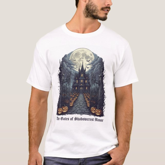 T-shirt Lune d'Halloween (Devant)
