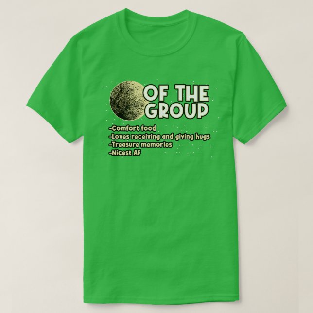 T-shirt Lune Du Groupe (Design devant)