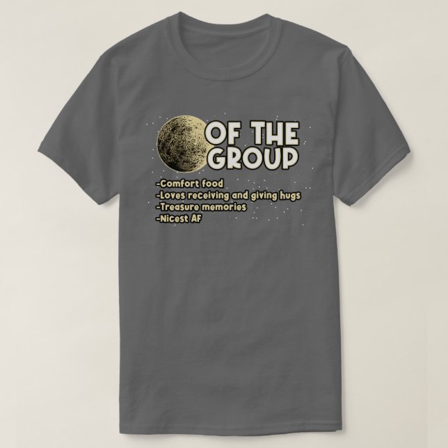 T-shirt Lune Du Groupe (Design devant)