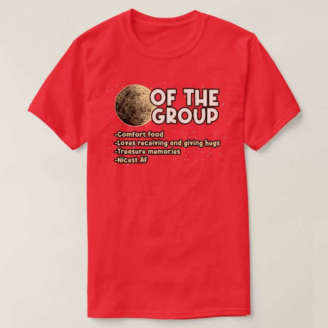 T-shirt Lune Du Groupe (Design devant)
