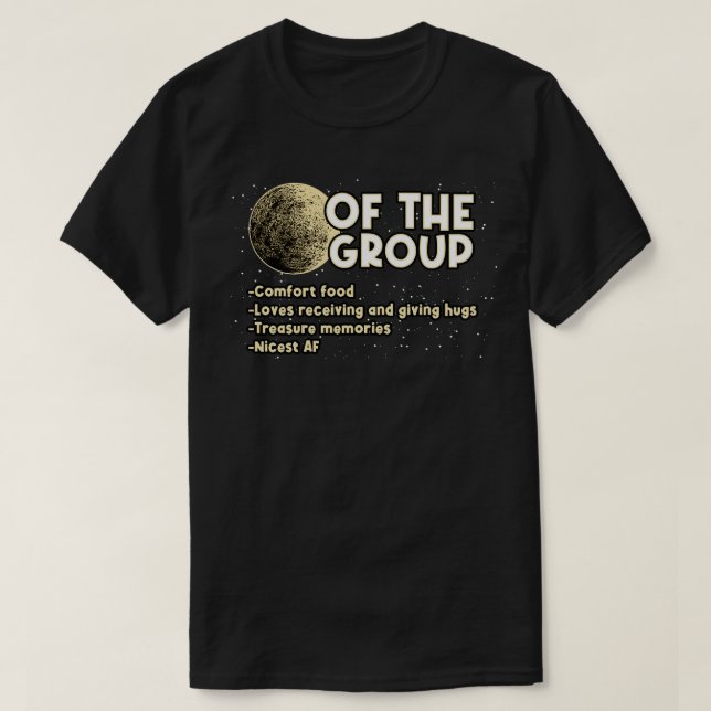 T-shirt Lune Du Groupe (Design devant)