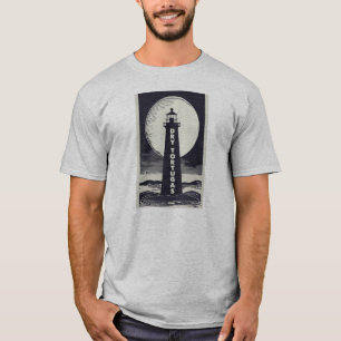 T-shirt Lune du phare de Floride de Dry Tortugas