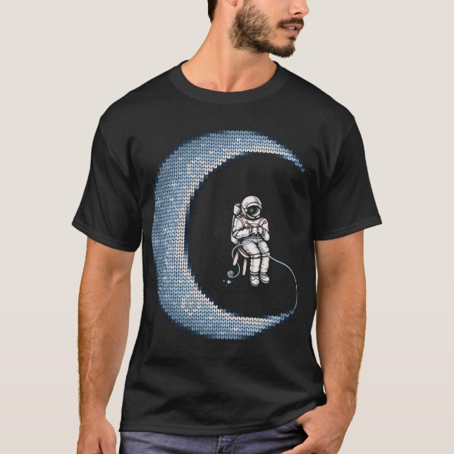 T-shirt Lune est tricoter (Devant)