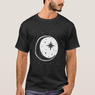 T-shirt Lune Et Étoiles