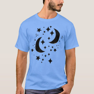 T-shirt Lune et étoiles
