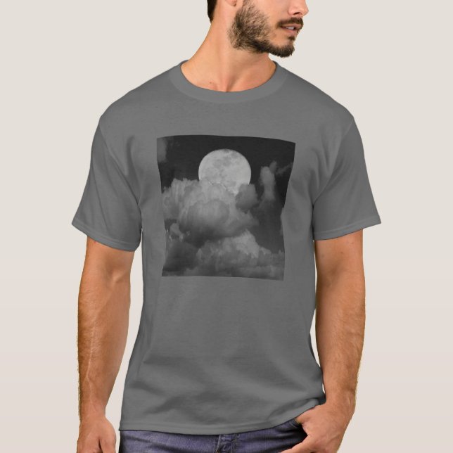 T-shirt Lune et nuages sur le Kansas (Devant)