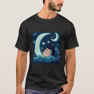 T-shirt Lune et sommeil