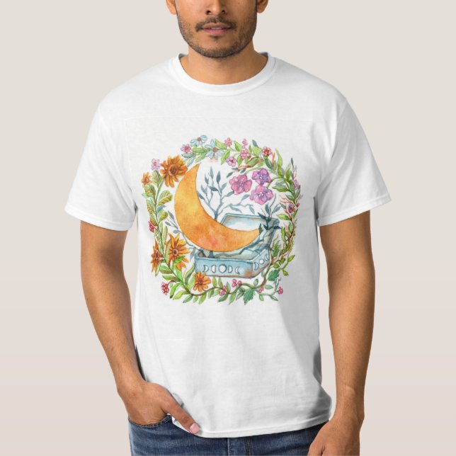 T-shirt Lune hors de la boîte (Devant)