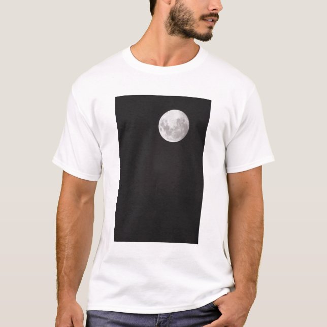 T-shirt Lune infrarouge. (Devant)