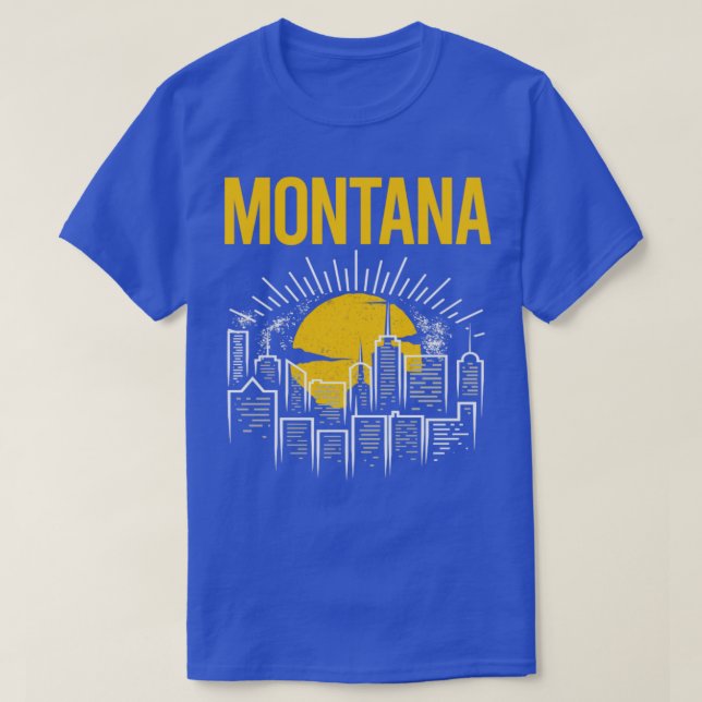 T-shirt Lune jaune Montana (Design devant)