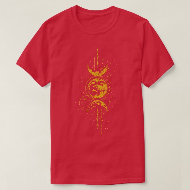 T-shirt Lune mystique céleste (Design devant)