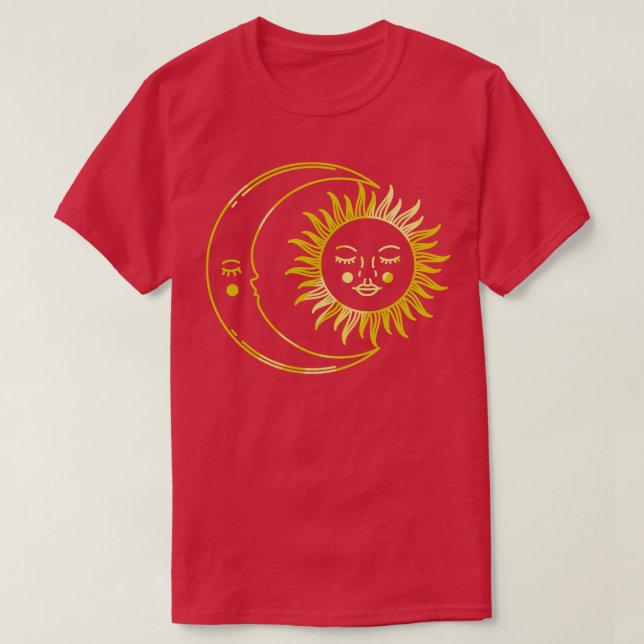T-SHIRT LUNE MYSTIQUE ET SOLEIL (Design devant)