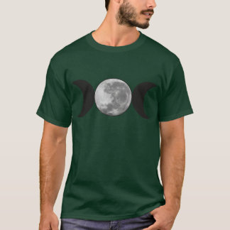 T-shirt Lune triple avec la lune