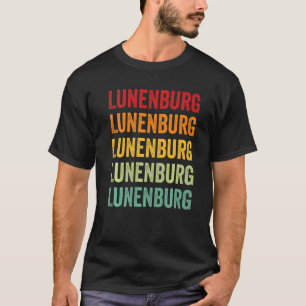 T-shirt Lunenburg County Virginia Rainbow Text