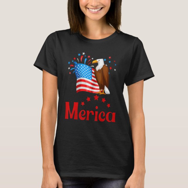 T-shirt Lunettes d'aigle de la Mérica (Devant)