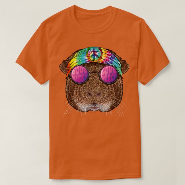 T-shirt Lunettes d'animal d'amour classique de cochon d'In (Design devant)